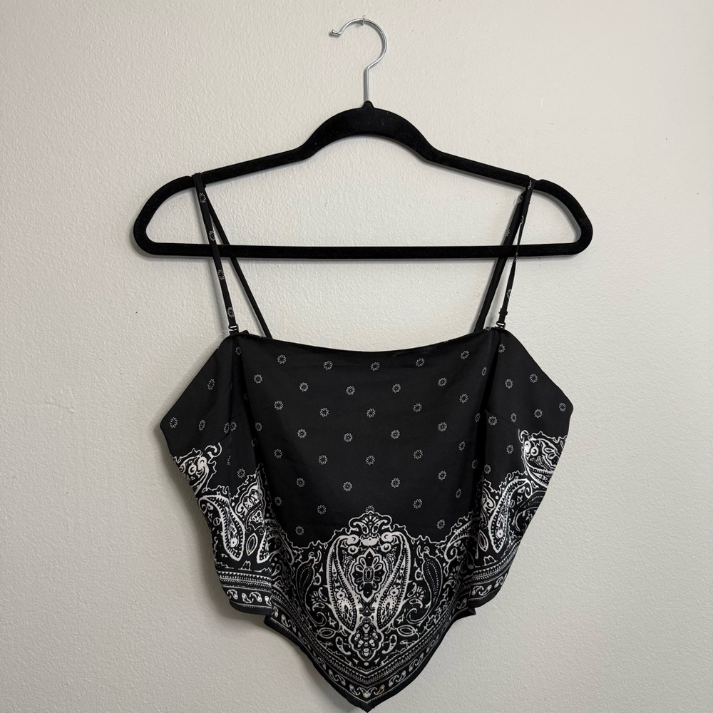 Satin Scarf Top